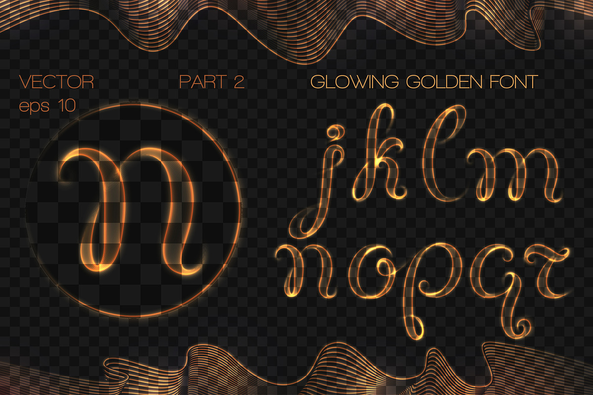 8 GLOWING METAL FONTS / 8 BRUSHES preview 5