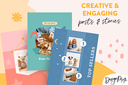 Kids Instagram Templates Canva, a Social Media Template by Design Pixie (Thumbnail 8 of 8)