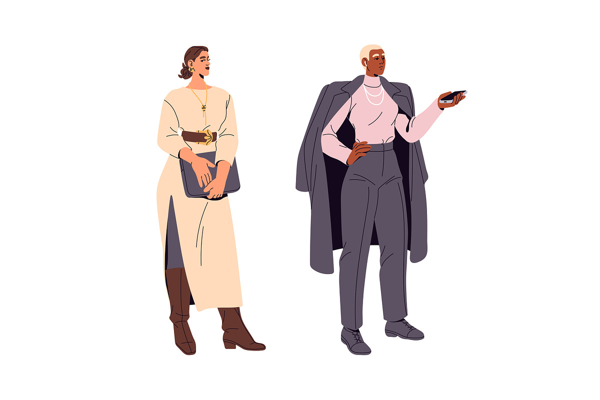 Modern diverse business women set, a Person Illustration by PaperTrident (Photo 5 of 7)