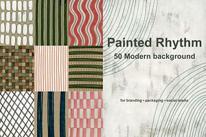 Painted Rhythm Backgrounds.