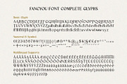Fancyou Fonts Family, a Serif Font by Asenbayu (Thumbnail 14 of 15)