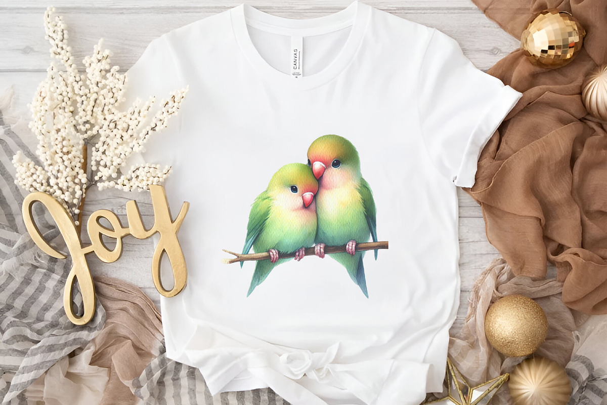 Watercolor Tropical Birds, a Seasonal Illustration by DreamArtGraphic (Photo 3 of 5)