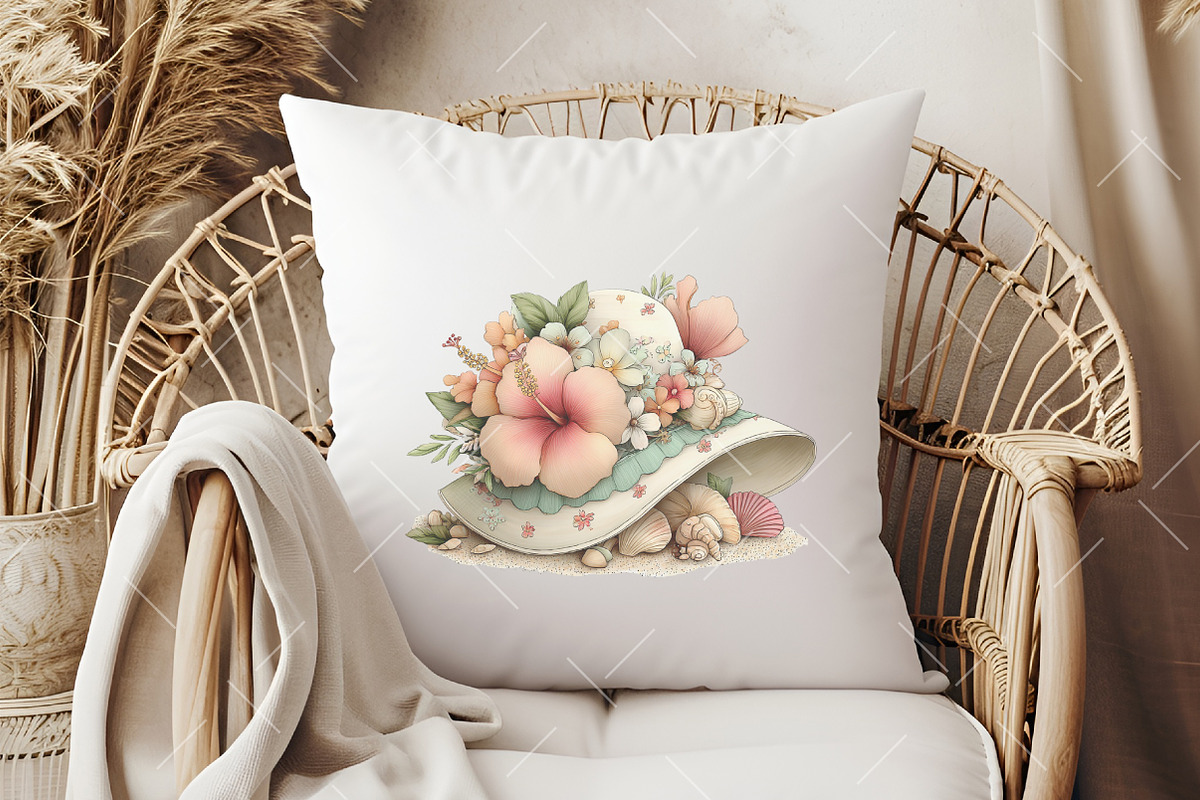 Whimsical Hawaiian Summer Clipart, an Illustration by OK Design (Photo 6 of 6)