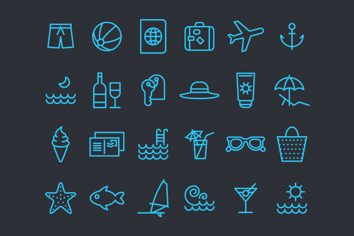 SUMMER ICONS SET, an Icon by Ema Dimitrova (Photo 2 of 3)