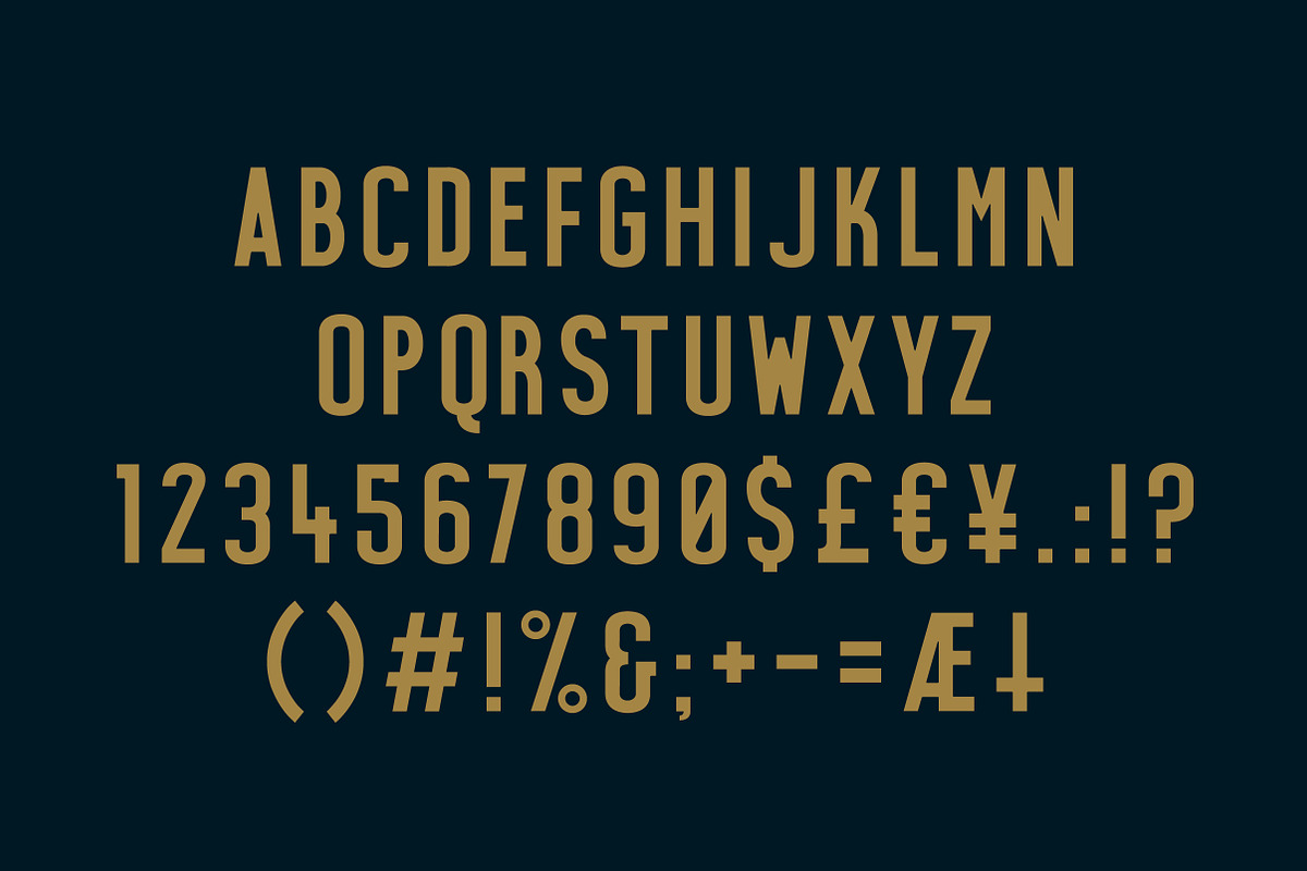 MÅNDAG - FREDAG Typeface preview 3