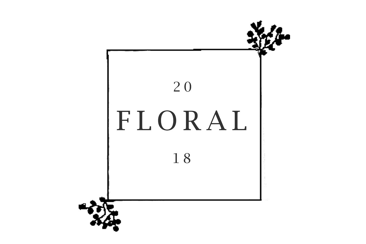 Hand Drawn Floral Logo Pack- Vol 1, a Branding & Logo Template by WeavaBird (Photo 2 of 4)