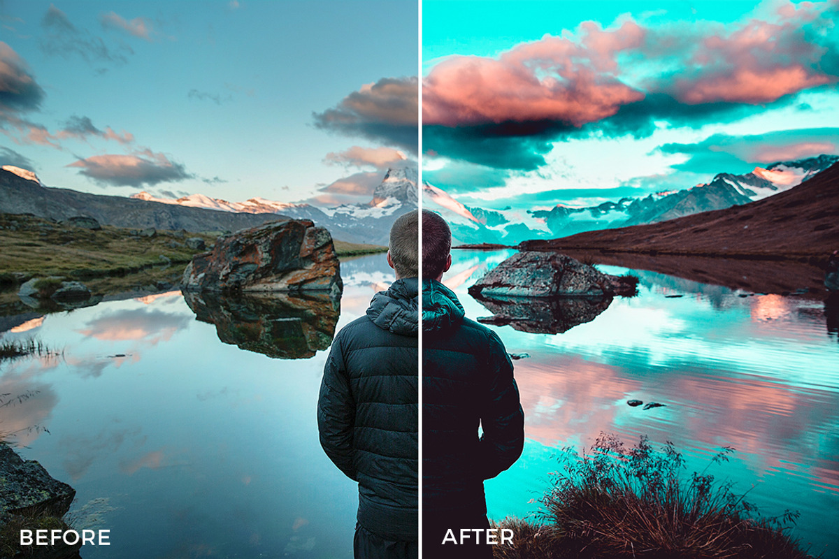 30 Orange and teal Lightroom Presets preview 7
