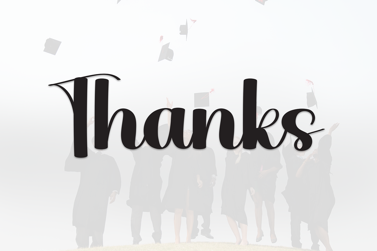 Happy Graduation | Script Font, a Handwritten Font by Scratchones (Photo 8 of 8)