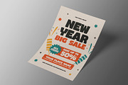 New Year Sale Flyer, a Flyer Template by Neermana (Thumbnail 2 of 4)