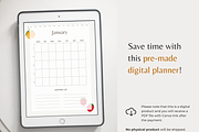 Canva Digital Meal Planner, a Design Template by Makii Templates (Thumbnail 6 of 6)