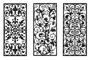 Floral Ornament Silhouette Panels, an Illustration by Designer_Momina (Thumbnail 13 of 20)
