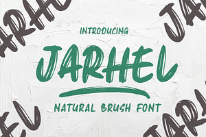 Jarhel Display Brush Font
