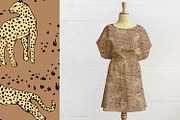 Hand Drawn Wild Leopards, a Wallpaper Graphic by MalyskaStudio (Thumbnail 12 of 17)
