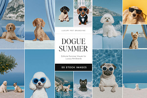 Dogue Summer – Luxury Pet Branding, an Animal Photo by Make Stories Studio