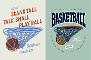 Basketball hoop, a Sport Illustration by hand draw (Thumbnail 2 of 6)