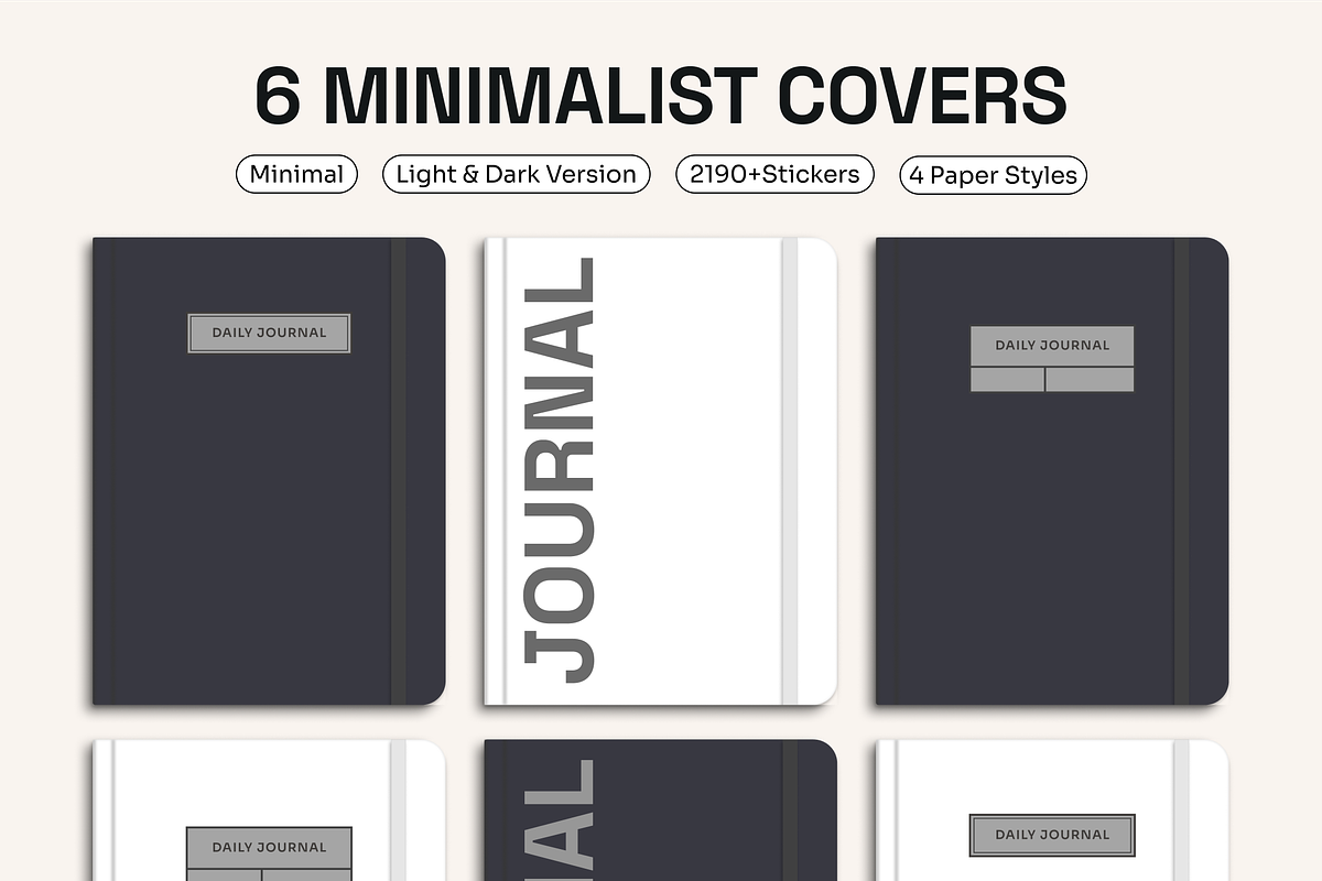 Digital Daily Journal For Goodnotes, a Presentation Template by EchoDivision (Photo 5 of 6)