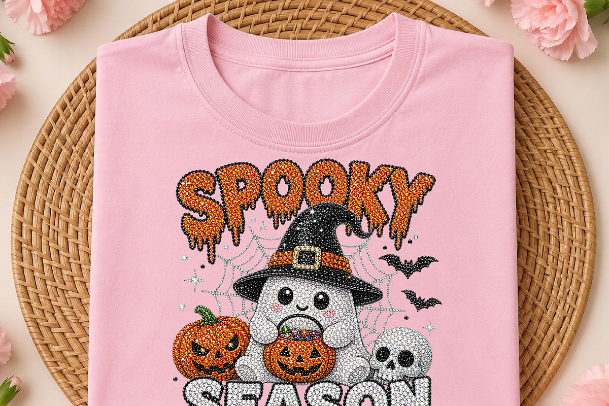 Rhinestone Spooky PNG, a Seasonal Illustration by DreamCafeArt (Photo 2 of 6)