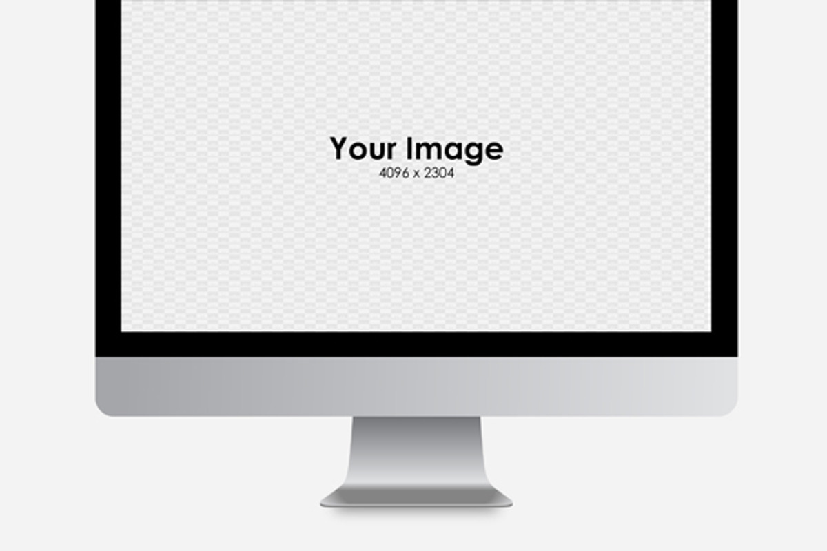 iMac Isometric & Simple Mockups Set, a Mac Mockup by tamiq (Photo 3 of 5)