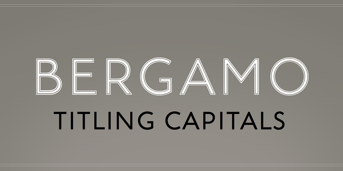 BERGAMO, a Sans Serif Font by Andreas Stötzner (Photo 3 of 9)