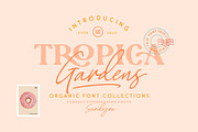 Tropica Gardens - Font Trio (+LOGOS), a Script Font by Sarid Ezra (Thumbnail 11 of 19)