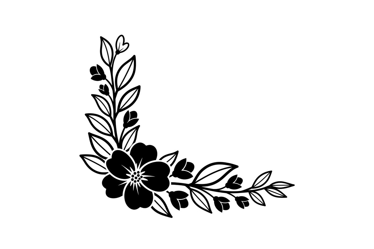 Floral Corner Ornament Clipart Bundl, an Illustration by Creativeshirt (Photo 43 of 48)