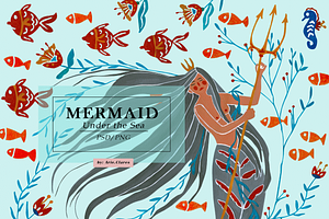 Mermaid Under The Sea Folklore