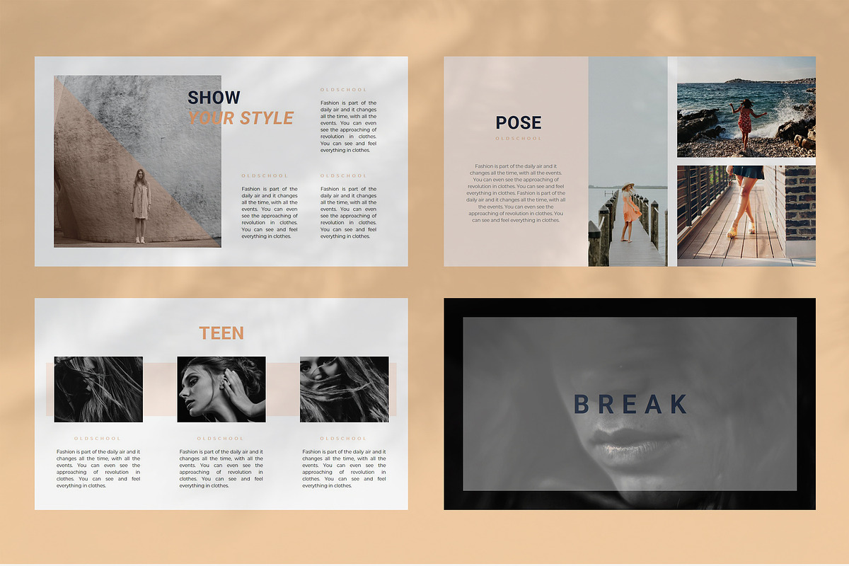 Fashion - PowerPoint Template, a Presentation Template by rudiSasori