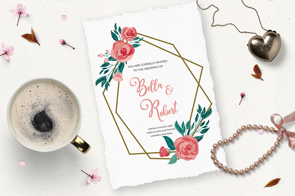Berries & Roses collection, a Decorative Illustration by Cozy pattern shop (Photo 4 of 7)