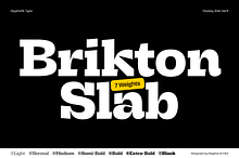 Brikton - Unique Slab Serif
