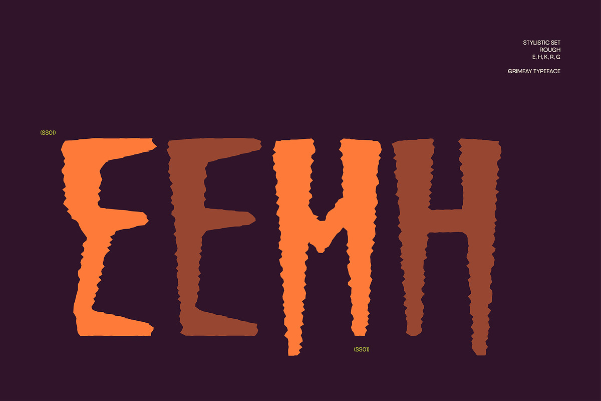 Grimfay - Horror Halloween 3 Fonts, a Sans Serif Font by Casloop Studio (Photo 6 of 9)