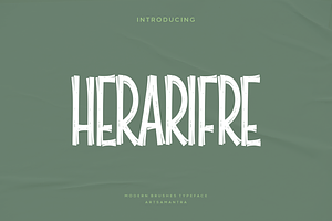 Herarifre - Modern Display Typeface