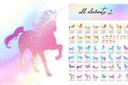 Unicorns collection, an Animal Illustration by Gluiki (Thumbnail 7 of 7)