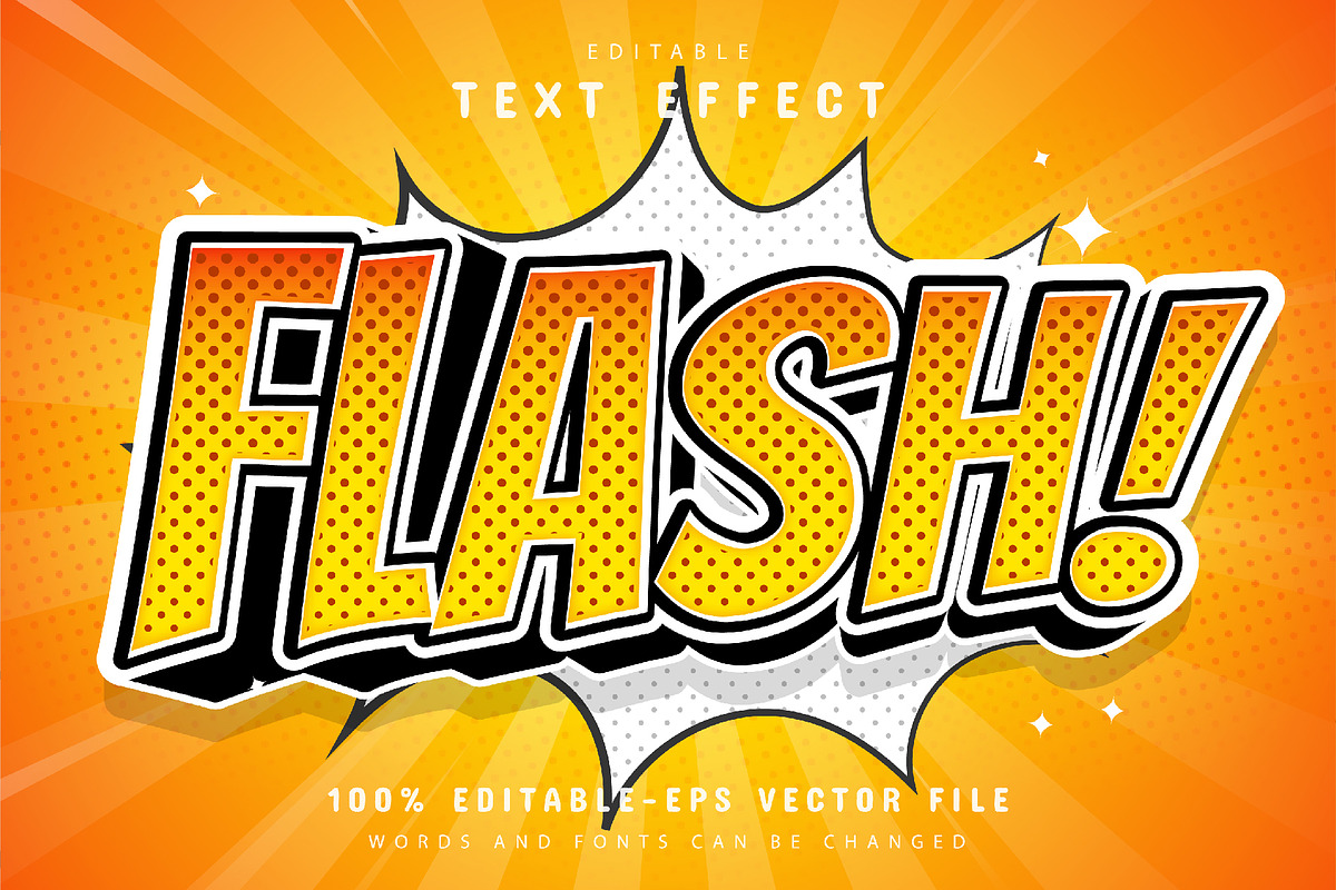 Comic style text effect, a Plug-in Add-On by Aglonemadesign (Photo 4 of 9)