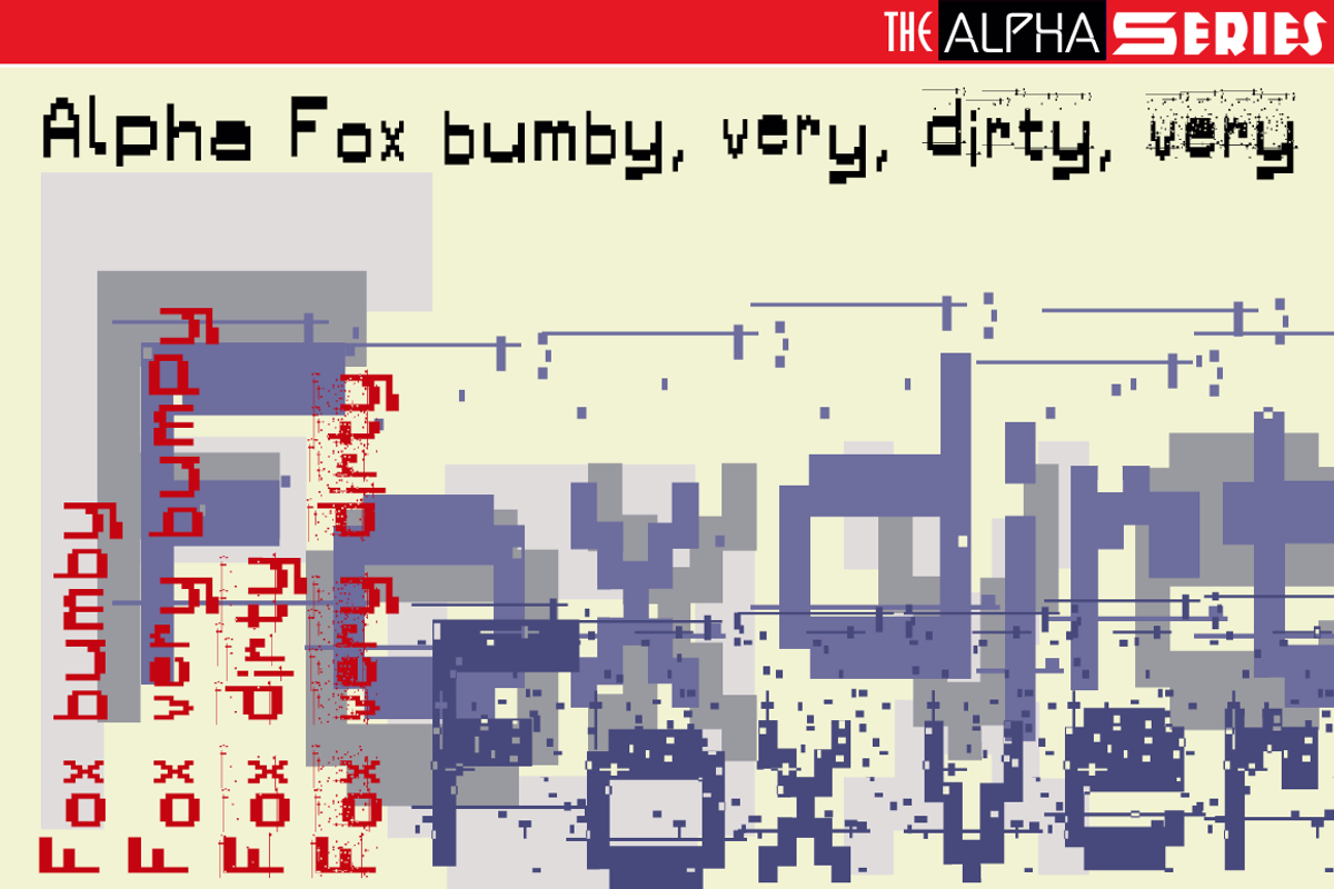 Alpha Series Font Collection preview 6