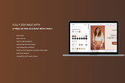 Canva Social Media Website Template, a Landing Page Template by Deepa Template Studio (Thumbnail 5 of 6)