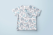 Sweet Manatee Pattern, a Pattern Graphic by redcollegiya design (Thumbnail 2 of 3)