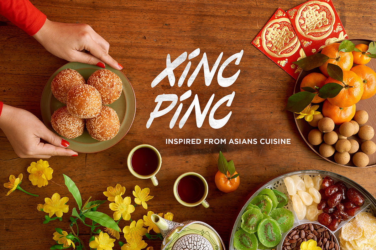 Xincpinc – Asian Cuisine Fonts, a Font by Konstantine Studio (Photo 1 of 3)