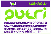 intan putri pratiwi font, a Font by weknow (Thumbnail 4 of 5)