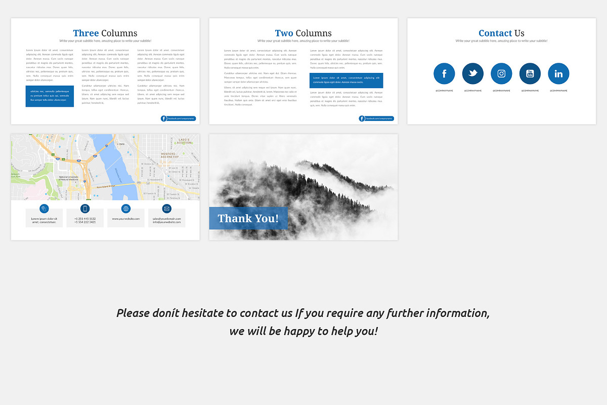 Facebook Report Keynote Template, a Presentation Template by SlideBunny (Photo 11 of 11)