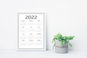 2022 Calendar Template