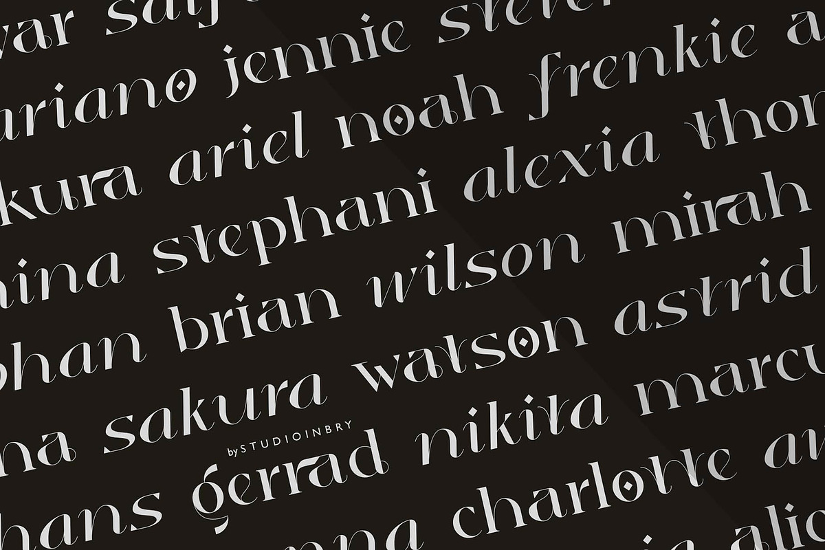 Arafah - Elegant & Modern Serif, a Serif Font by StudioinBry (Photo 6 of 20)