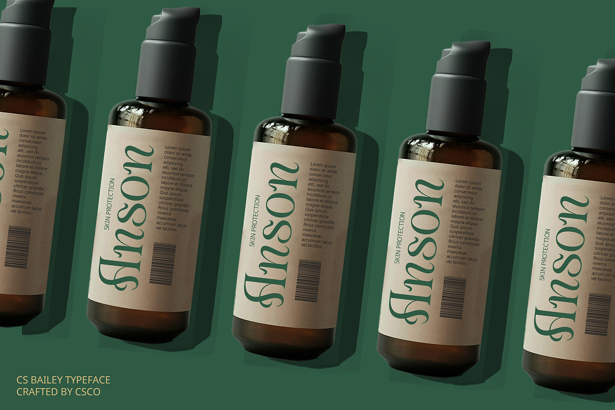CS Bailey – Art Nouveau Font, a Serif Font by Craft Supply Co. (Photo 5 of 8)