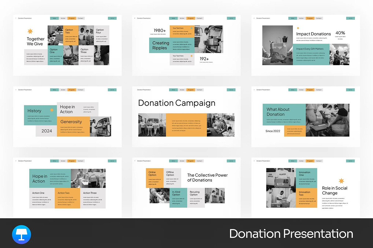 Donation CSR Campaign Keynote