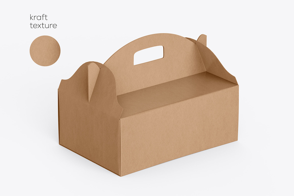 Gable Box Packaging Mockup, a Packaging Mockup by Ram Studio LLC (Photo 8 of 19)