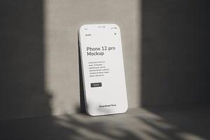 IPhone 12 Pro Clay Stylish Mockup