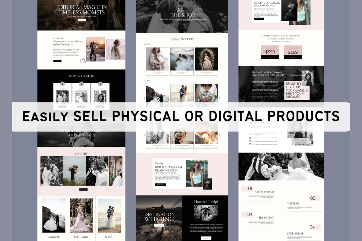 Wix website template photography, a Wix Template by Climbwithelevator (Photo 5 of 9)