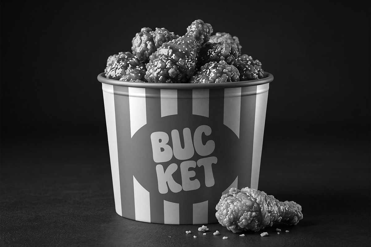 Fried Chicken Bucket Mockup, a Packaging Mockup by graphypix (Photo 4 of 4)