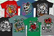 100 Cartoon Tshirt Designs Bundle #9, an Illustration by roach_graphic (Thumbnail 2 of 17)