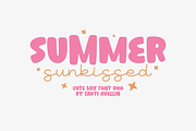 Summer Sunkissed - Cute Mix Font Duo, a Handwritten Font by SaktiAvellin (Thumbnail 1 of 8)