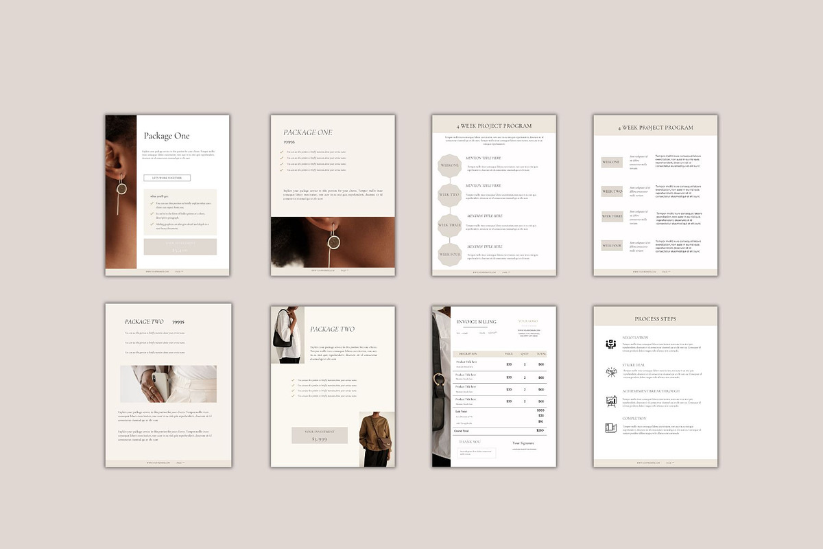 Client Services Experience Bundle, a Brochure Template by Deepa Template Studio (Photo 7 of 20)